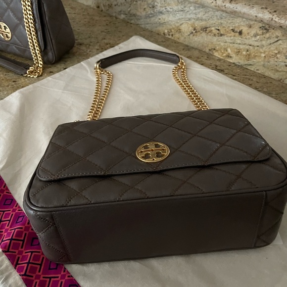 New Tory Burch willa black shoulder bag large - Picture 5 of 11